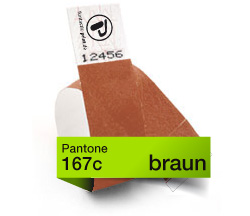 Bandfarbe Braun