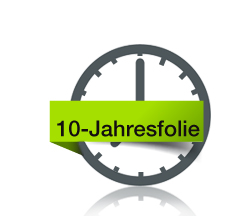 10-Jahresfolie<br><font size=1>